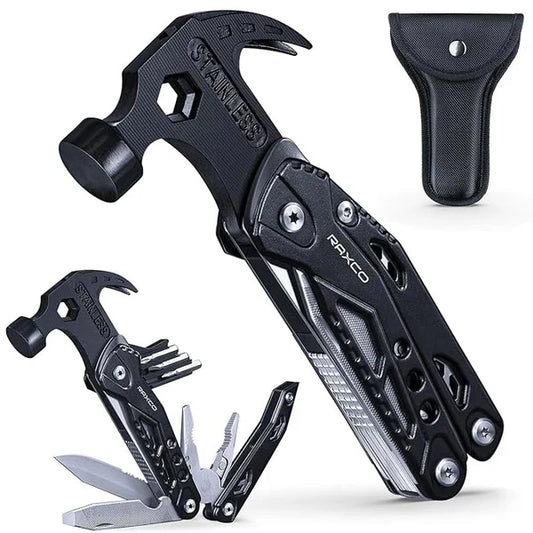 15 in 1 Multifunction Claw Hammer and Plier, Screw drivers, knives